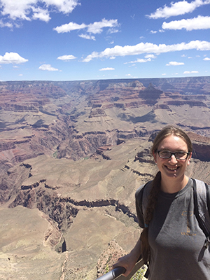 Rose Borden at the Grand Canyon