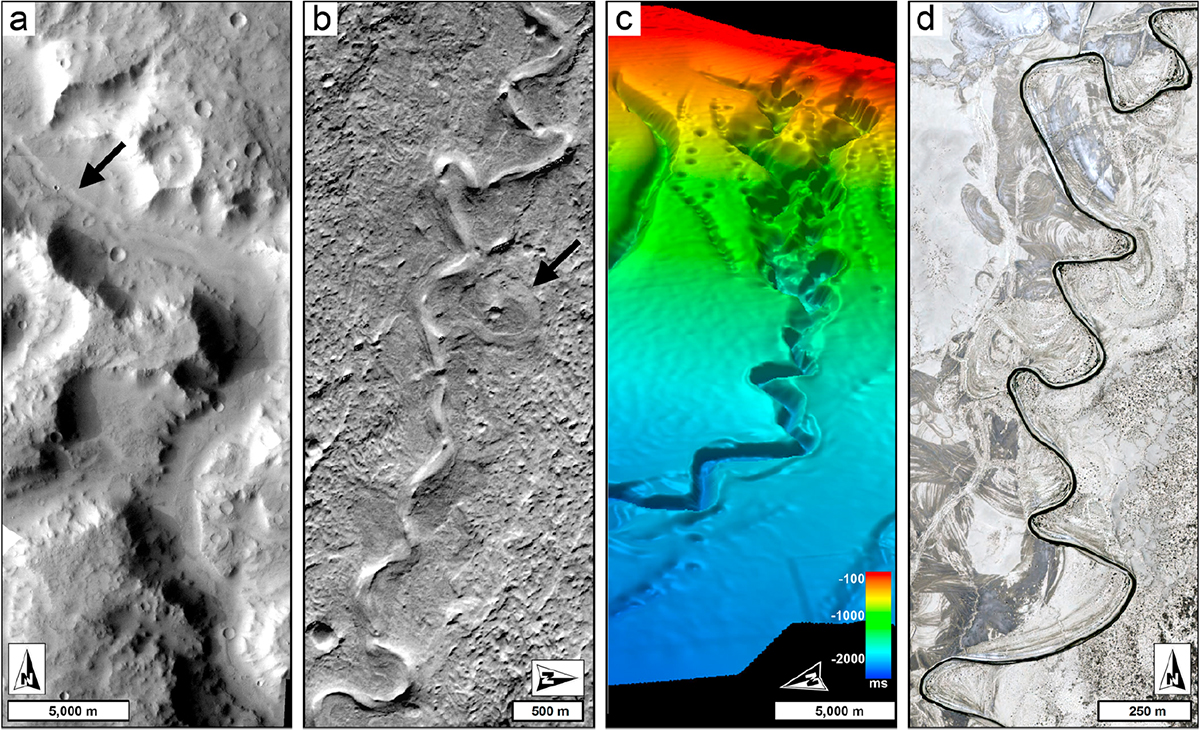 ancient rivers on Mars 